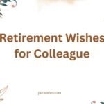 Retirement Wishes for Colleague