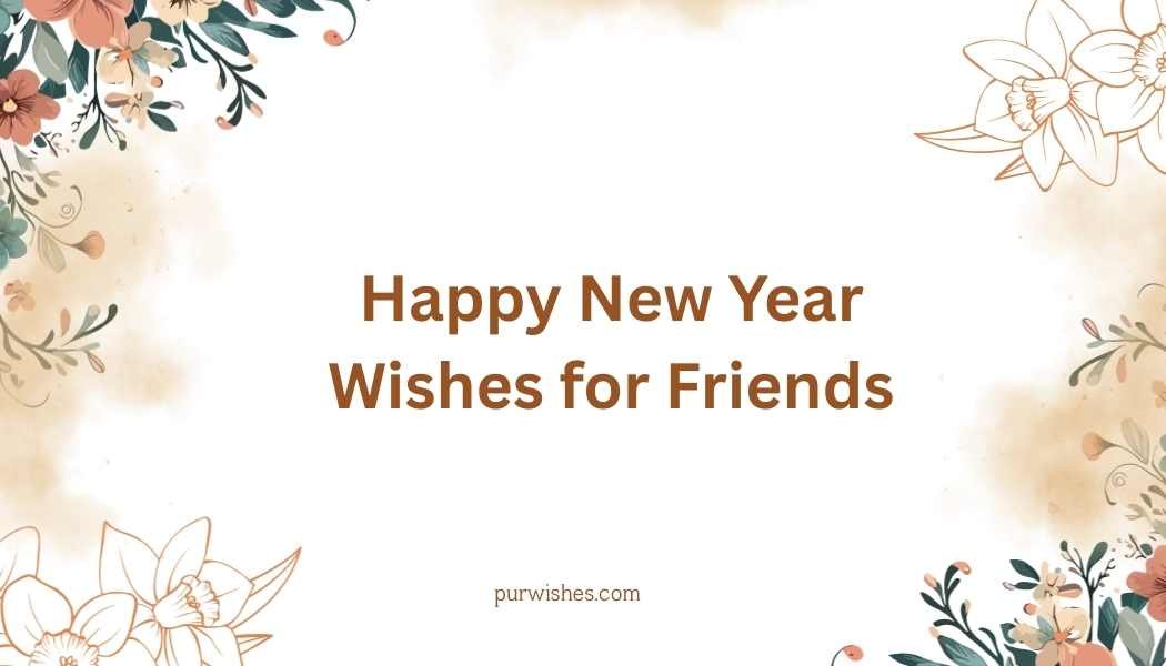 Happy New Year Wishes for Friends